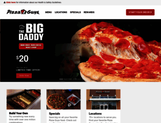 pizzaguys.com screenshot