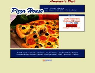 pizzahousemd.com screenshot