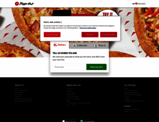 pizzahut.co.uk screenshot