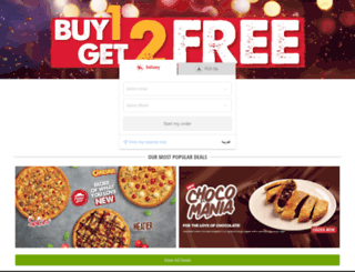 pizzahut.com.kw screenshot
