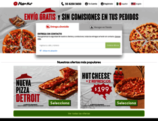 pizzahut.com.mx screenshot
