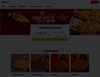 pizzahut.cz screenshot