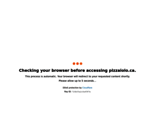 pizzaiolo.ca screenshot