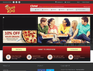 pizzakinghadfield.co.uk screenshot