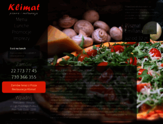 pizzaklimat.pl screenshot