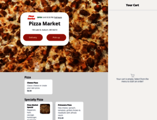 pizzamarketmenu.com screenshot