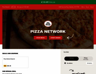 pizzanetworkmenu.com screenshot