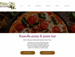 pizzaolla.com.au screenshot