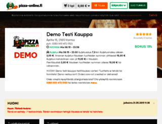 pizzaonline.pizza-online.fi screenshot