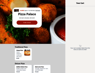 pizzapalacebrockton.com screenshot
