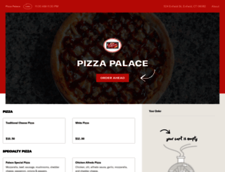 pizzapalacemenu.com screenshot