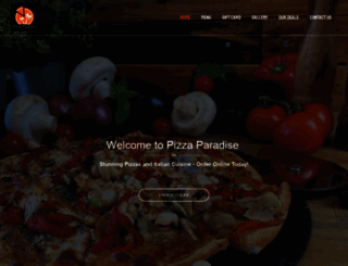 pizzaparadise.com.au screenshot