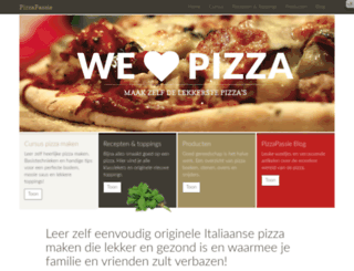 pizzapassie.nl screenshot