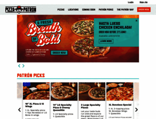 pizzapatron.com screenshot