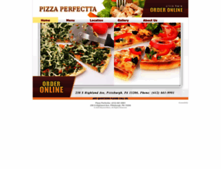 pizzaperfecttapittsburgh.com screenshot