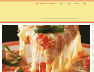 pizzariafornodebarro.com.br screenshot