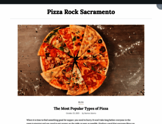 pizzarocksacramento.com screenshot