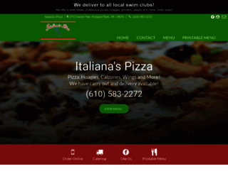 pizzashopprospectparkpa.com screenshot