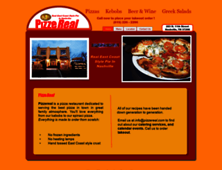 pizzereal.com screenshot