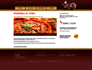pizzeria-al-vera.at screenshot