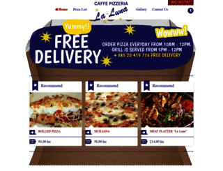 pizzeria-la-luna-dubrovnik.com screenshot