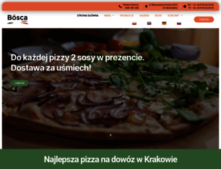 pizzeriabosca.pl screenshot