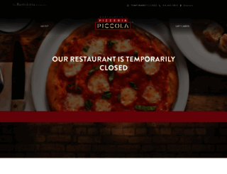 pizzeriapiccola.com screenshot