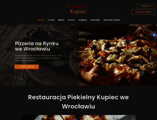 pizzeriapiekielnykupiec.pl screenshot