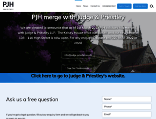 pj-h.co.uk screenshot