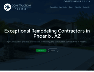 pjh-construction.com screenshot