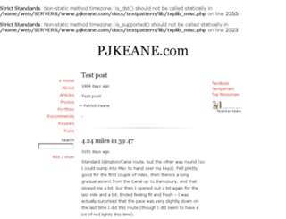 pjkeane.com screenshot