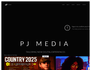 pjmedia.co.uk screenshot