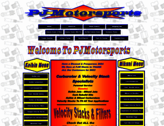 pjmotorsports.com screenshot