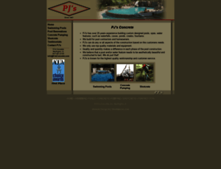pjsconcrete.com screenshot