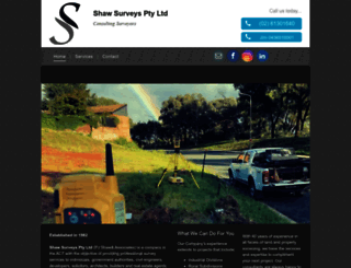 pjshawsurveyors.com.au screenshot