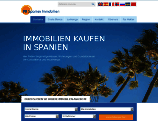 pk-spanien-immobilien.com screenshot