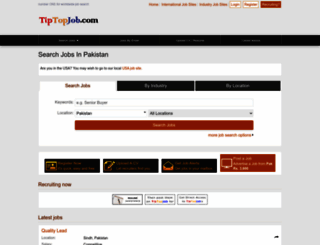 pk.tiptopjob.com screenshot
