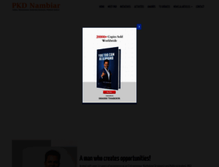 pkdnambiar.com screenshot