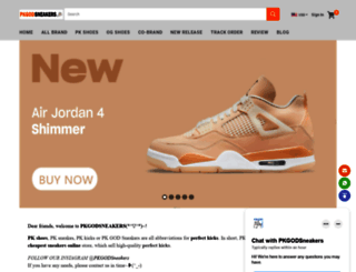 pkgodsneakers.com screenshot