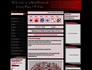 pkinfo.webnode.com screenshot