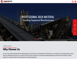 pkmachinery.com screenshot