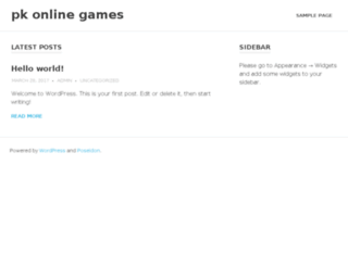 pkonlinegames.com screenshot