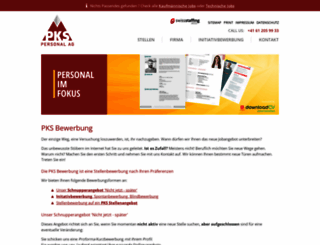 pks-bewerbung.ch screenshot