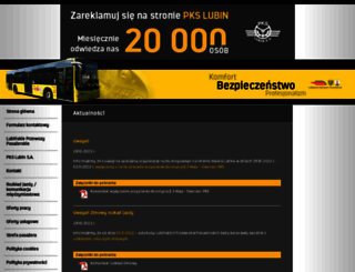 pks.lubin.pl screenshot