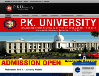 pkuniversity.org screenshot