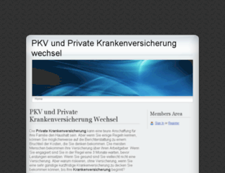 pkv-private-krankenversicherung.webs.com screenshot