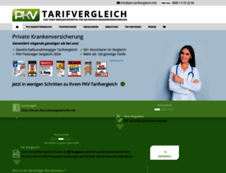 pkv-tarifvergleich.info screenshot