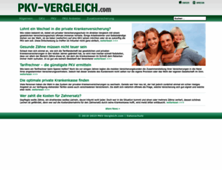 pkv-vergleich.com screenshot