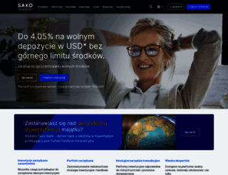 pl.saxobank.com screenshot