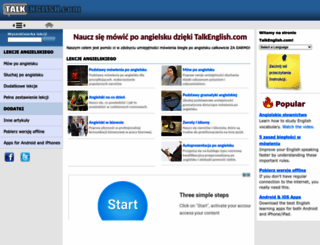 pl.talkenglish.com screenshot